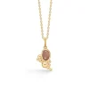 Mads Z Precious Bubbles 14kt Guld Vedhæng m. Peach Månesten