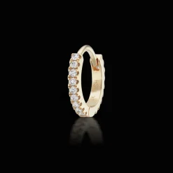MARIA TASH Diamond Eternity Hoop 8mm 18kt