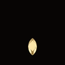 MARIA TASH Faceted Gold Marquise Threaded Stud Earring