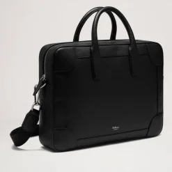 Mulberry Belgrave Single Document Holder Small Classic Grain Black
