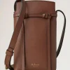 Mulberry Clovelly Phone Pouch Micro Classic Grain Oak