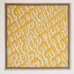 Mulberry Fantasy Logo Square Scarf