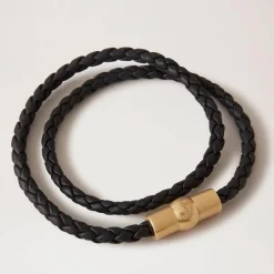 Mulberry Iris Unisex Woven Double Bracelet