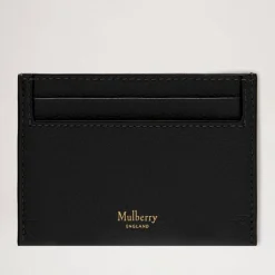 Mulberry Kortholder - Continental Credit Card Slip Natural Grain Black