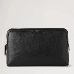 Mulberry Medium Cosmetic Pouch Small Classic Grain Black