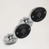 Mulberry Oval Tree and Rivet Cufflinks