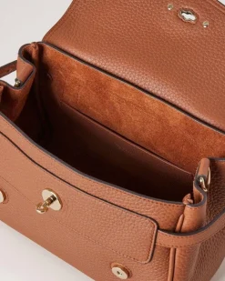 Mulberry Taske -  Mini Alexa Heavy Grain Chestnut