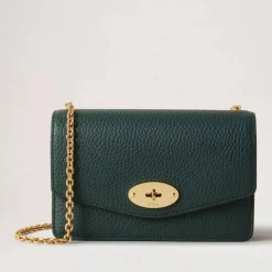 Mulberry Taske - Small Darley Mulberry Green Heavy Grain