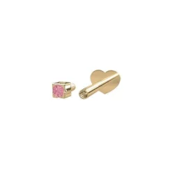 Nordahl 14kt Guld Piercing Pink Topaz