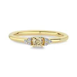 Nuran 14kt Champagne Diamant Ring - A3080CH