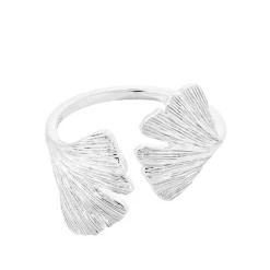 Pernille Corydon Biloba Ring sølv - R-343-S