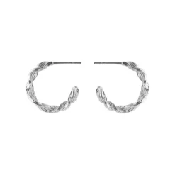 Pernille Corydon Dancing Wave Hoops I Sølv