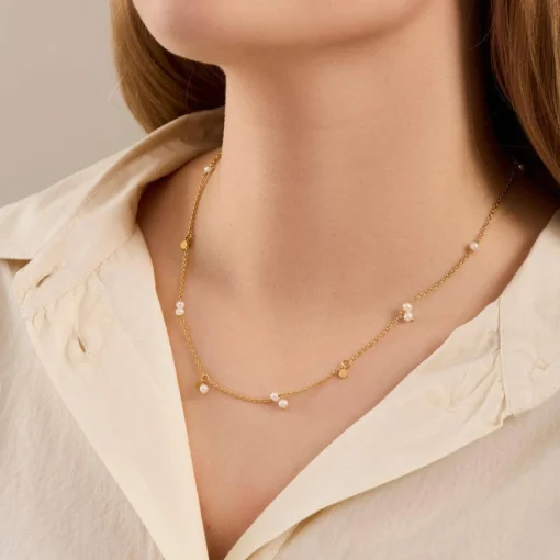Pernille Corydon Ocean Pearl Halskæde - N-434-GP