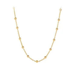 Pernille Corydon Vega Necklace  sølv forgyldt - N-718-GP