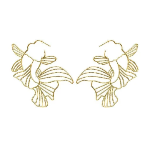 Polar Jewelry Forgyldt Koi Hoops