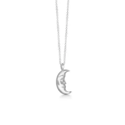 Polar Jewelry Moon Sølv Halskæde