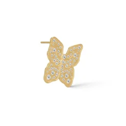 Polar Jewelry The Butterfly Forgyldt Ørering