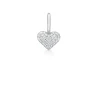 Ro Copenhagen 18kt Rock My Heart Diamant Hjerte Vedhæng Hvidguld