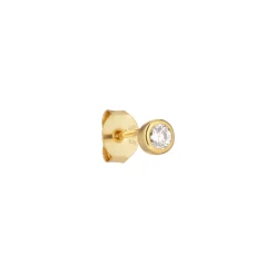 The Earring Shop Petite Hvid Zirkonia Ørestik - SS2114