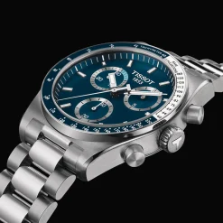 TISSOT PR516 CHRONOGRAPH MED BLÅ URSKIVE