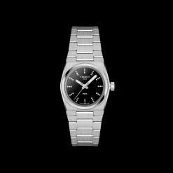 TISSOT PRX 25MM SORT URSKIVE MED DIAMANTER